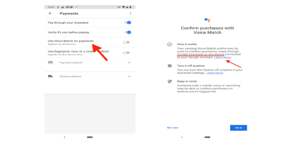 Google tests voice confirmation for purchases