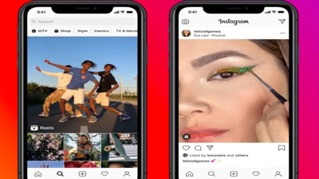 View of Latest Instagram Feature