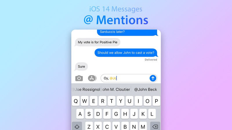 iMessage application 